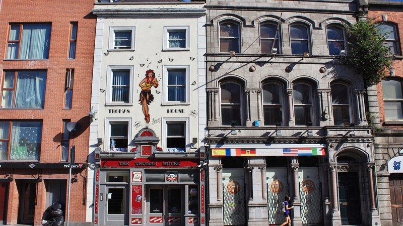 Thomas house in the center of Dublin, Ireland