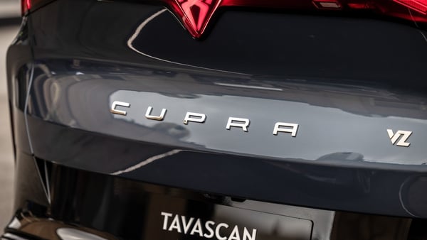 The boot of a black Cupra Tavasca vehicle