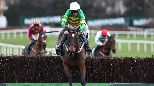 Fact To File, with Mark Walsh up, winning the 2026 Irish Gold Cup