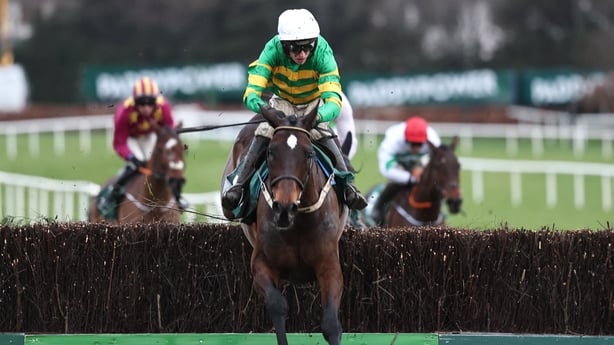 Fact To File, with Mark Walsh up, winning the 2026 Irish Gold Cup