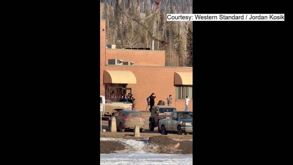 Video captures students running from Canada school after mass shooting