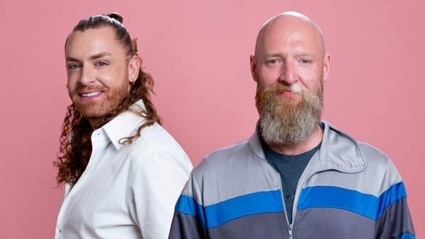 A collage of Damien and Simon from First Dates