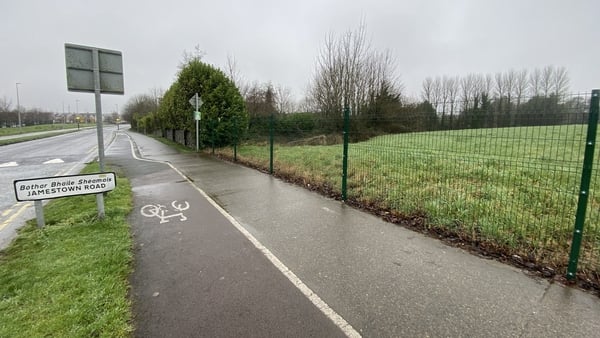 The land at Jamestown in Ratoath