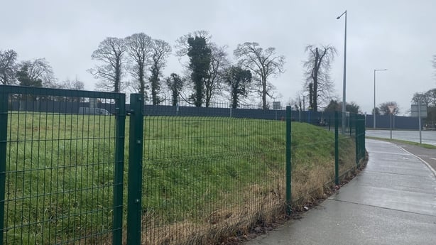 The land at Jamestown in Ratoath 