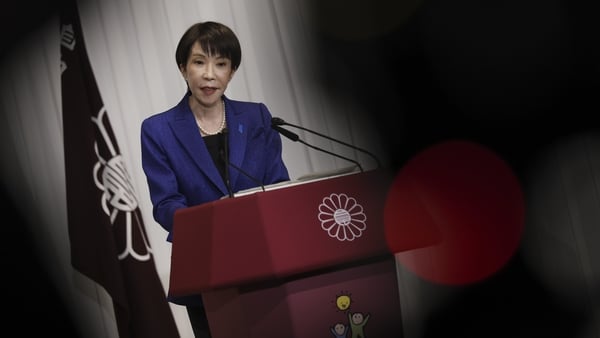 TOKYO, JAPAN - FEBRUARY 9: (----EDITORIAL USE ONLY â" MANDATORY CREDIT - 'FRANCK ROBICHON / POOL / EPA' - NO MARKETING NO ADVERTISING CAMPAIGNS - DISTRIBUTED AS A SERVICE TO CLIENTS----) Japan's Prime Minister Sanae Takaichi, leader of the ruling Liberal