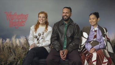 The cast of Wuthering Heights tells RTÉ 2FM's Emma Power that they knew working with Emerald Fennell would be "high quality".