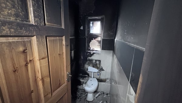 Limerick mosque fire - pic - Pat McGrath - RTE