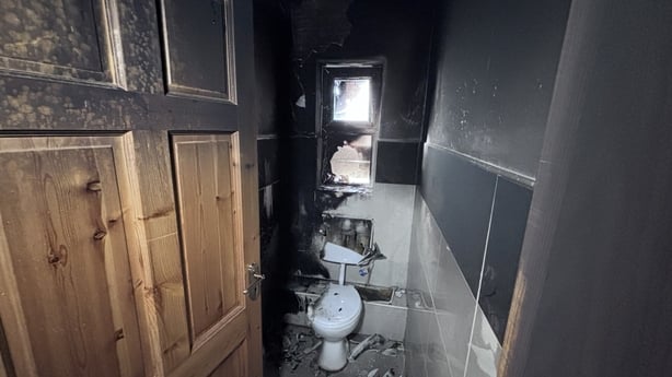 Limerick mosque fire - pic - Pat McGrath - RTE