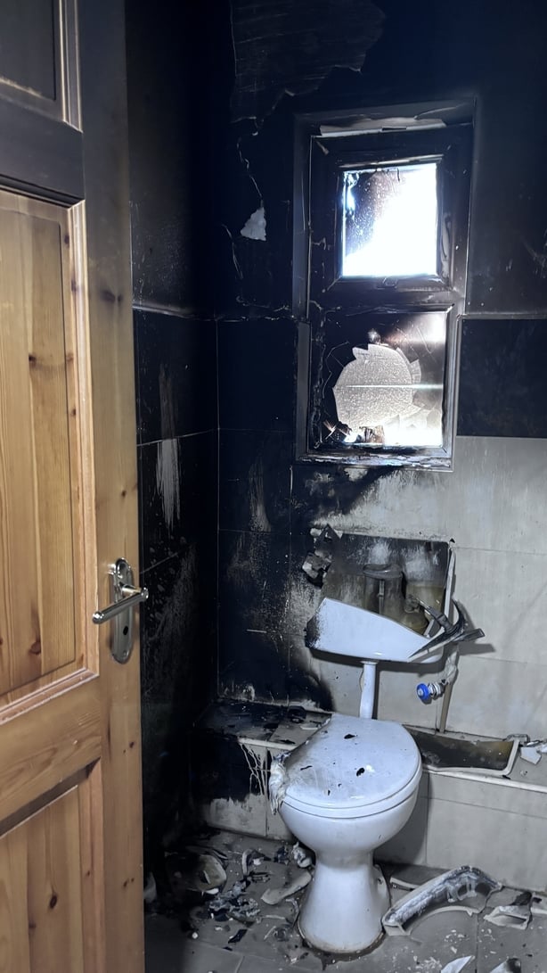 Limerick mosque fire - pic - Pat McGrath - RTE