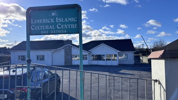 Limerick mosque fire - pic - Pat McGrath - RTE
