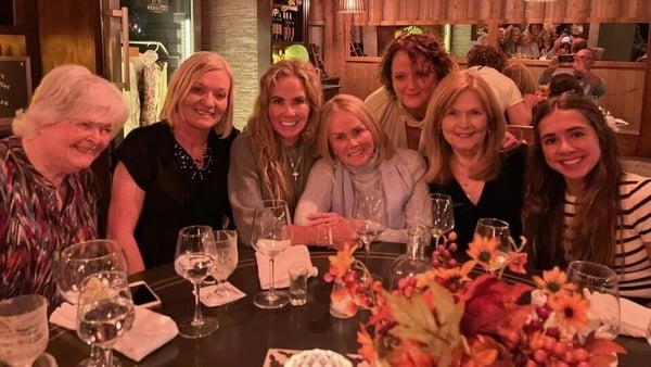 Anabelle Zurbay at a family celebration in Ireland in 2024