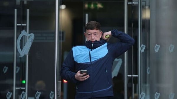 Scott Clarke leaving Dublin Circuit Criminal Court today