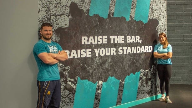 Darragh and Geina Mulcahy in their gym Raise the Bar