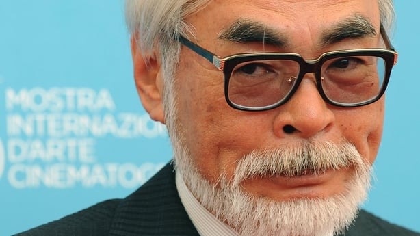 Japan's director Hayao Miyazaki poses during the photocall of his movie Ponyo on the Cliff during the 65th Venice International Film Festival at Venice Lido, on 31 August, 2008