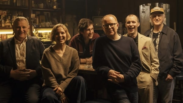 Conor McPherson and the cast of The Weir