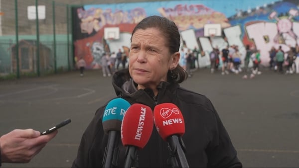 Leader of Sinn Féin ,Mary Lou McDonald