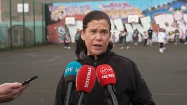 Sinn Féin leader Mary Lou McDonald says Israel 'needs to be shown the red card'