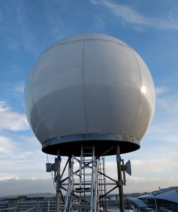 رادار هواشناسی فرودگاه دوبلین