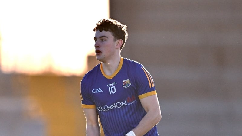 6 January 2024; Daniel Reynolds of Longford during the Dioralyte O'Byrne Cup quarter-final match between Longford and Westmeath at Glennon Brothers Pearse Park in Longford. Photo by Ben McShane/Sportsfile