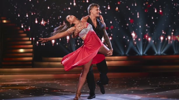 Katelyn Cummins and Leonardo Lini on Week Seven of Dancing with the Stars Photo: Kyran O'Brien