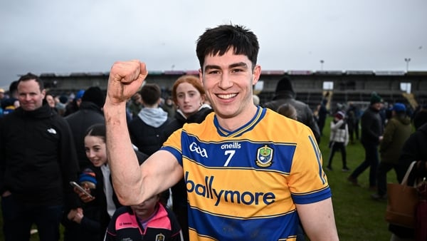 Roscommon's Senan Lambe celebrates victory over Armagh
