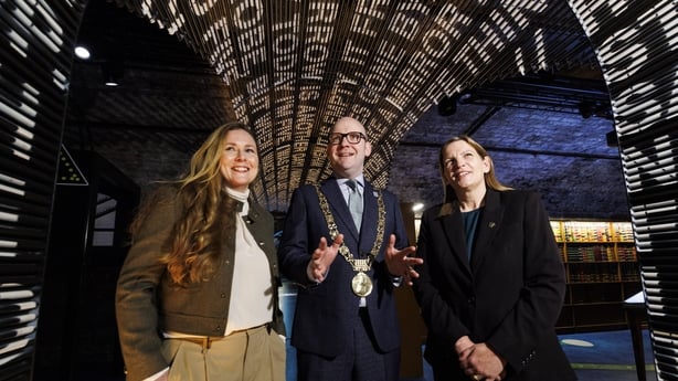 Aoife Carry, Artistic Director, St. Patrick's Festival, Councillor Ray McAdam, Lord Mayor of Dublin and Caroline Bocquel, Chief Executive Officer, Fáilte Ireland