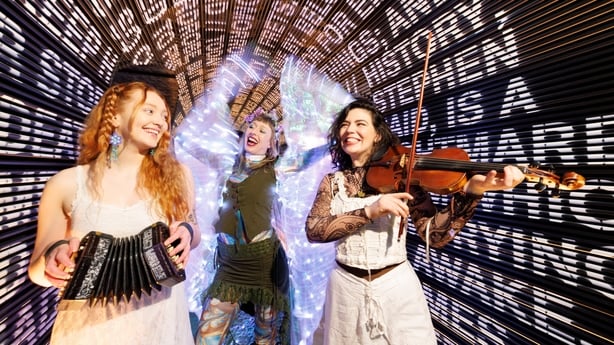 Eva Carroll, Gill Byrne and Jayne Pomplas pictured at the launch of the St Patrick's Festival 2026