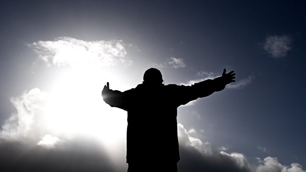 15 February 2026; Roscommon manager Mark Dowd reacts during the Allianz Football League Division 1 match between Roscommon and Armagh at King & Moffatt Dr Hyde Park in Roscommon. Photo by Seb Daly/Sportsfile
