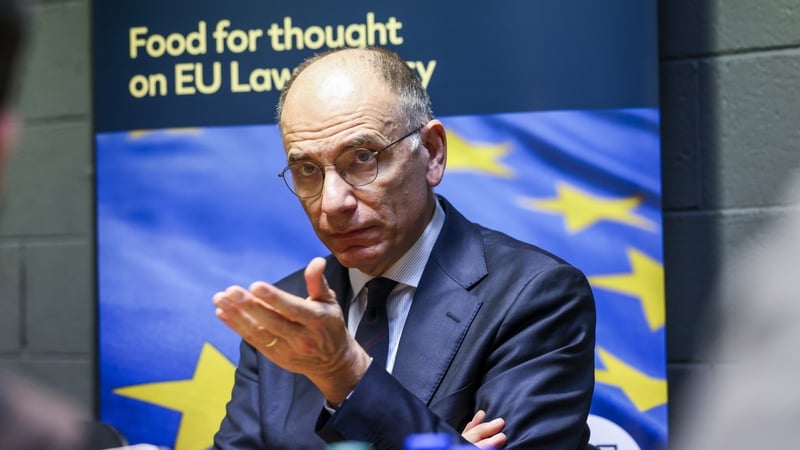 Former Italian Prime Minister Enrico Letta