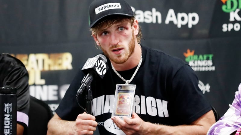 Logan Paul talks about his Charizard Pokemon card chain
