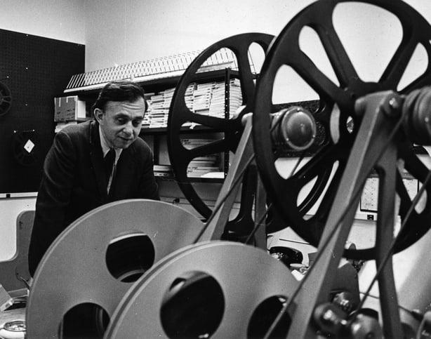 Filmmaker Frederick Wiseman is pictured in 1969 (Photo by Gil Friedberg/The Boston Globe via Getty Images)