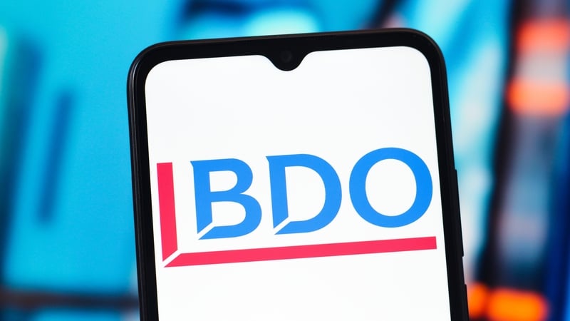 BDO logo displayed on a smartphone screen