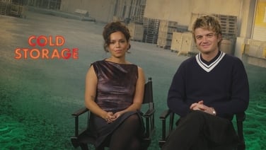 Cold Storage stars Georgina Campbell and Joe Keery