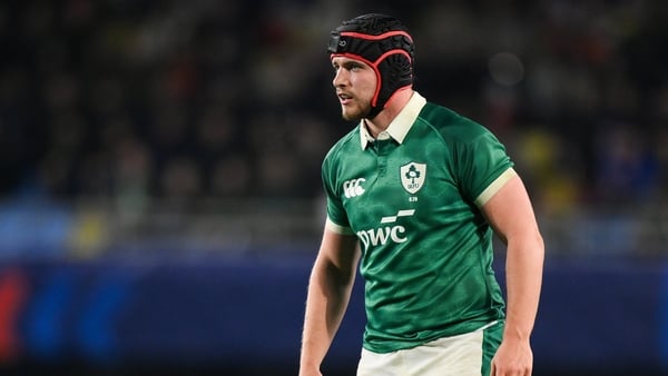 7 February 2026; Billy Hayes of Ireland during the U20 Six Nations Rugby Championship match between France and Ireland at Stade Amie Giral in Perpignan, France. Photo by Brendan Moran/Sportsfile