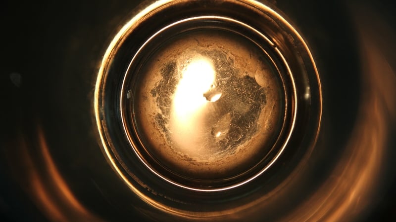 Close up of a audio amplifier