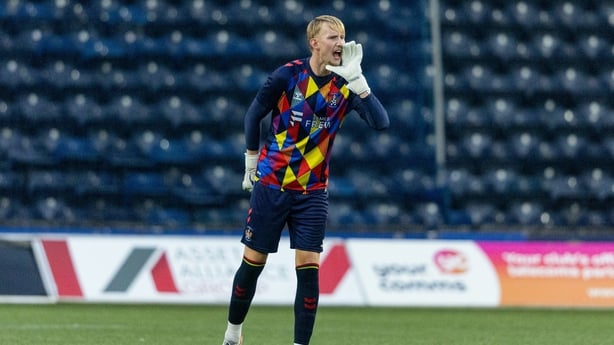 KILMARNOCK, SCOTLAND - JULY 04: Kilmarnock Trialist Eddie Beach during a testimonial match for Rory McKenzie between Kilmarnock and Ayr United at the BBSP Stadium Rugby Park, on July 04, 2025, in Kilmarnock, Scotland. (Photo by Craig Foy/SNS Group via Getty Images)
