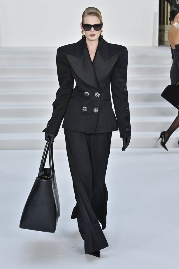 A model walks the runway at the Paul Costelloe Ready to Wear Fall/Winter 2026-2027 fashion show 