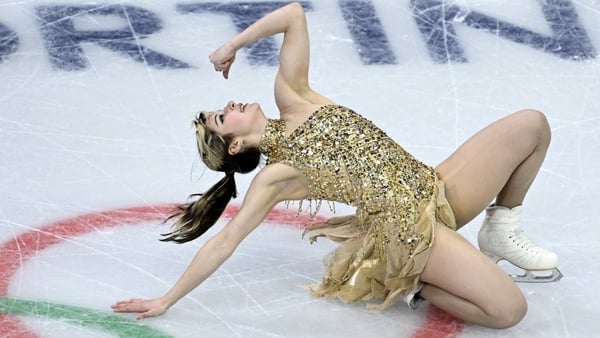 USA's Alysa Liu competes in the figure skating women's single free skating final during the Milano Cortina 2026 Winter Olympic Games at Milano Ice Skating Arena in Milan on February 19, 2026