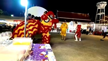 Thai police go undercover as lion dance crew to catch wanted burglar
