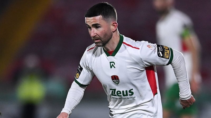 13 February 2026; Sean Maguire of Cork City during the SSE Airtricity Men's First Division match between Cork City and Treaty United at Turner's Cross in Cork. Photo by Matt Browne/Sportsfile
