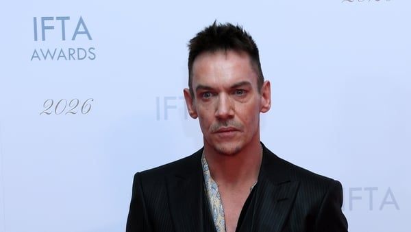 Jonathan Rhys Meyers attends the 2026 Irish Film & Television (IFTA) Awards