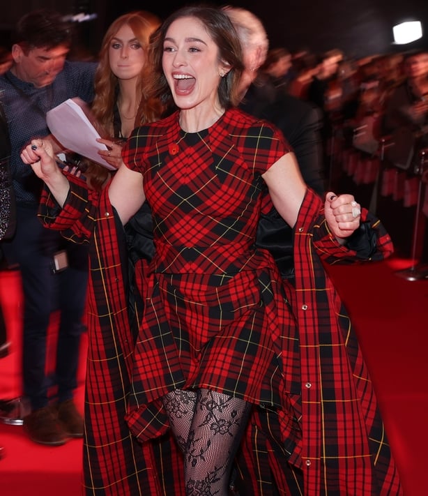 Danielle Galligan pictured on the red carpet at the IFTA Awards 2026