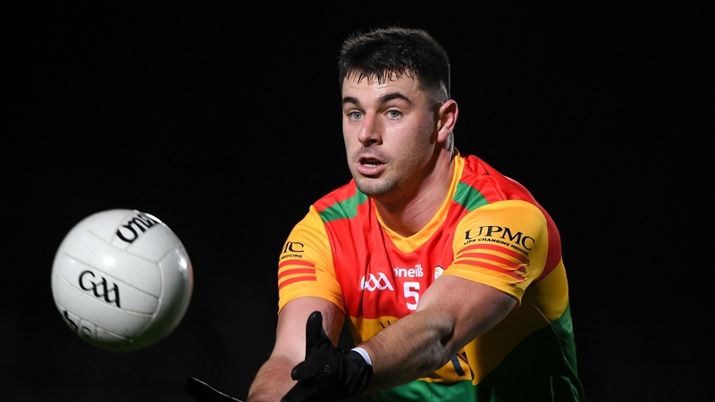 3 January 2024; Colm Hulton of Carlow during the Dioralyte O'Byrne Cup Round 1 match between Carlow and Kildare at Netwatch Cullen Park in Carlow. Photo by Matt Browne/Sportsfile
