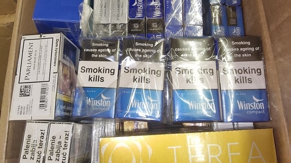 Cigarettes seized in Castlebar