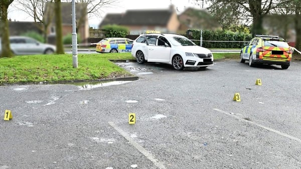 Dunmurry shooting scene