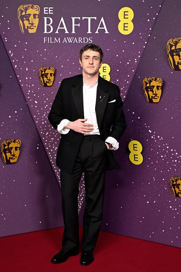 LONDON, ENGLAND - FEBRUARY 22: Paul Mescal attends the EE BAFTA Film Awards 2026 at The Royal Festival Hall on February 22, 2026 in London, England. (Photo by Gareth Cattermole/BAFTA/Getty Images for BAFTA)