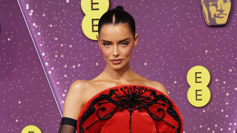 LONDON, ENGLAND - FEBRUARY 22: Maura Higgins attends the 2026 EE BAFTA Film Awards at The Royal Festival Hall on February 22, 2026 in London, England. (Photo by Max Cisotti/Dave Benett/Getty Images)
