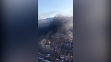 Drone shows smoke over Mexico’s Puerto Vallarta after ‘El Mencho’ killing