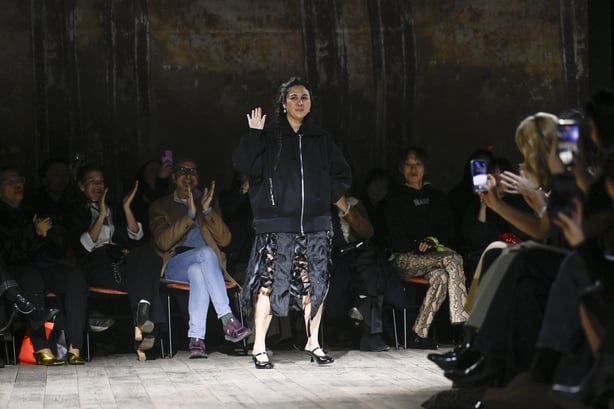 Simone Rocha on the runway at the Simone Rocha fashion show as part of London Fashion Week Fall 2026 on February 22, 2026 in London, England. (Photo by Giovanni Giannoni/WWD via Getty Images)