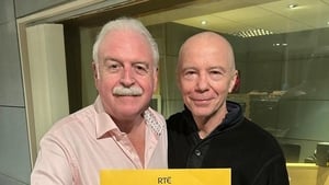 Mel Mercier in studio with Marty  show image